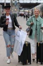LUCY FALLON and KATIE MCGLYNN Arrives at a Train to London 09/09/2019