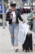 LUCY FALLON and KATIE MCGLYNN Arrives at a Train to London 09/09/2019