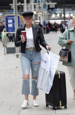 LUCY FALLON and KATIE MCGLYNN Arrives at a Train to London 09/09/2019