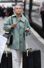 LUCY FALLON and KATIE MCGLYNN Arrives at a Train to London 09/09/2019