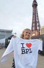 LUCY FALLON Turns On Blackpool Lights 08/30/2019