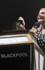 LUCY FALLON Turns On Blackpool Lights 08/30/2019