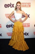 LUCY FRY at Godfather of Harlem Special Screening in New York 09/16/2019
