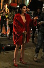 LUCY HALE and Zane Holtz on the Set of Katy Keene in New York 09/19/2019