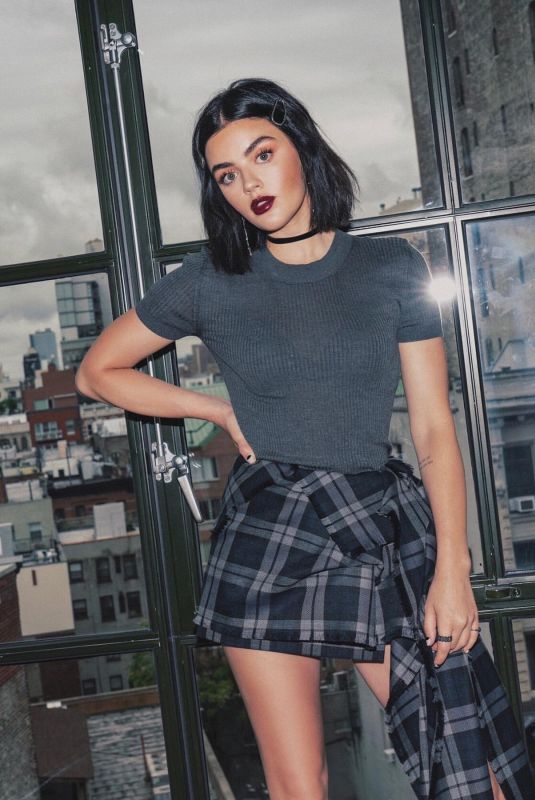 LUCY HALE at a Photoshoot in New York, September 2019