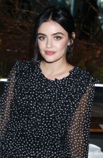 LUCY HALE at Jason Wu Show at New York Fashion Week 09/08/2019
