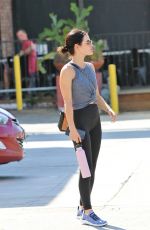 LUCY HALE Heading to a Gym in Studio City 09/04/2019