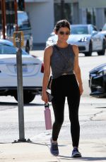 LUCY HALE Heading to a Gym in Studio City 09/04/2019