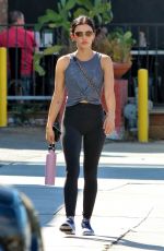 LUCY HALE Heading to a Gym in Studio City 09/04/2019