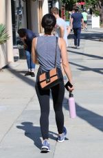 LUCY HALE Heading to a Gym in Studio City 09/04/2019