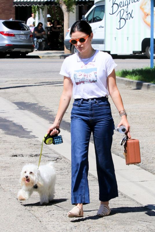 LUCY HALE Leaves Joan