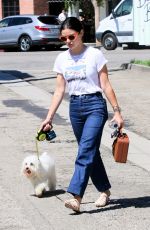 LUCY HALE Leaves Joan