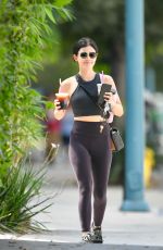 LUCY HALE Out for Coffee in Los Angeles 09/01/2019