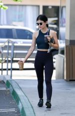 LUCY HALE Out for Coffee in Los Angeles 09/01/2019