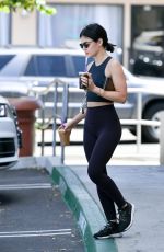 LUCY HALE Out for Coffee in Los Angeles 09/01/2019