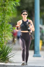 LUCY HALE Out for Coffee in Los Angeles 09/01/2019