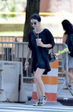 LUCY HALE Out for Ice Coffee in New York 09/21/2019