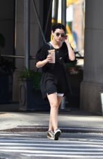 LUCY HALE Out for Ice Coffee in New York 09/21/2019