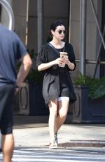 LUCY HALE Out for Ice Coffee in New York 09/21/2019