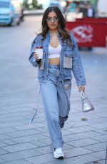 MABEL in Double Denim Leaves Global Offices in London 09/18/2019