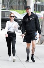 MADELAINE PETSCH and Travis Mills Out in Los Angeles 09/28/2019