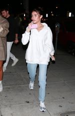 MADISON BEER Leaves Matsuhisa in Los Angeles 09/20/2019