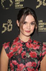 MAIA MITCHELL at Los Angeles LGBT Center 50th Anniversary in Los Angeles 09/21/2019