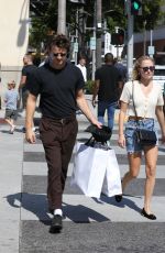 MAIKA MONROE and Joe Keery Out Shopping in Beverly Hills 09/18/2019