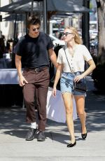 MAIKA MONROE and Joe Keery Out Shopping in Beverly Hills 09/18/2019