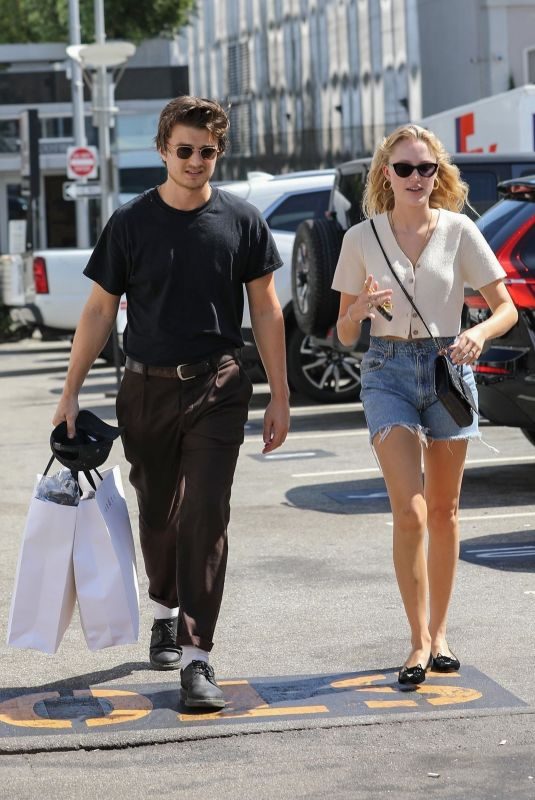 MAIKA MONROE and Joe Keery Out Shopping in Beverly Hills 09/18/2019