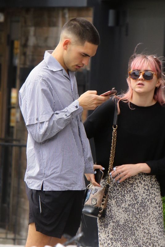 MAISIE WILLIAMS and Reuben Selby Out in New York 09/05/2019
