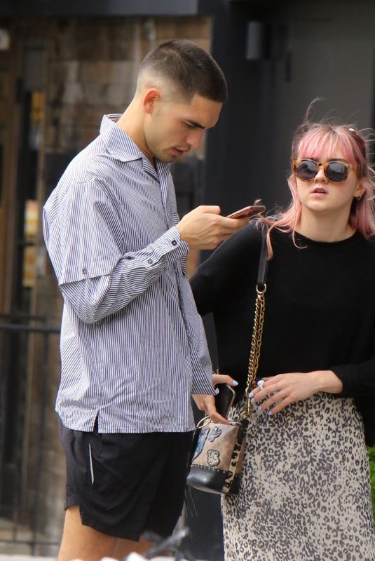 MAISIE WILLIAMS and Reuben Selby Out in New York 09/05/2019
