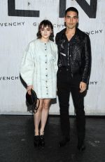 MAISIE WILLIAMS at Givenchy Show at Paris Fashion Week 09/29/2019