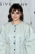 MAISIE WILLIAMS at Givenchy Show at Paris Fashion Week 09/29/2019