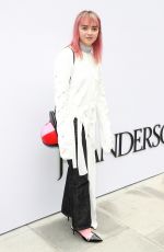 MAISIE WILLIAMS at JW Anderson Show at London Fashion Week 09/16/2019