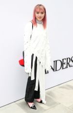 MAISIE WILLIAMS at JW Anderson Show at London Fashion Week 09/16/2019