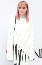 MAISIE WILLIAMS at JW Anderson Show at London Fashion Week 09/16/2019