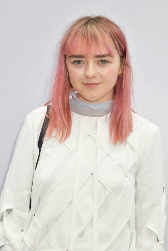 MAISIE WILLIAMS at JW Anderson Show at London Fashion Week 09/16/2019