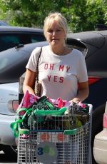 MALIN AKERMAN Out Shopping in Glendale 09/02/2019