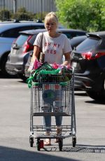 MALIN AKERMAN Out Shopping in Glendale 09/02/2019