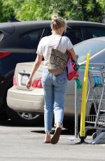 MALIN AKERMAN Out Shopping in Glendale 09/02/2019