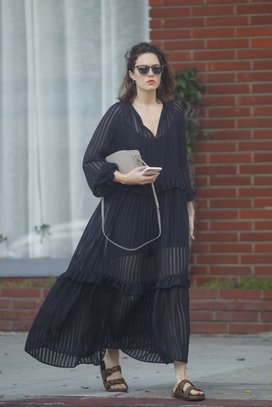MANDY MOORE Out and About in Los Angeles 09/17/2019