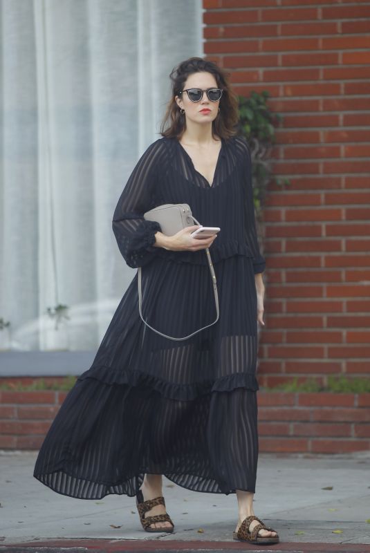MANDY MOORE Out and About in Los Angeles 09/17/2019