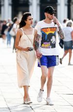 MARGARET QUALLEY and Pete Davidson Out in Venice 09/02/2019
