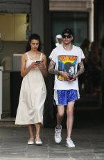 MARGARET QUALLEY and Pete Davidson Out in Venice 09/02/2019