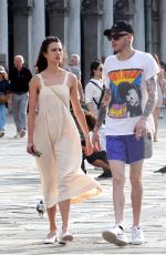 MARGARET QUALLEY and Pete Davidson Out in Venice 09/02/2019