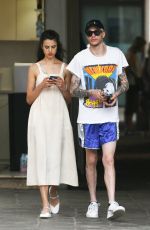 MARGARET QUALLEY and Pete Davidson Out in Venice 09/02/2019