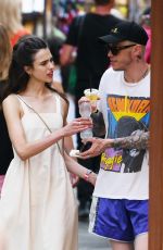 MARGARET QUALLEY and Pete Davidson Out in Venice 09/02/2019