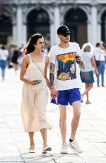 MARGARET QUALLEY and Pete Davidson Out in Venice 09/02/2019