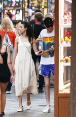 MARGARET QUALLEY and Pete Davidson Out in Venice 09/02/2019